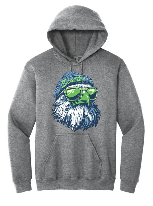 VINTAGE SEAHAWK MASCOT HOODIE