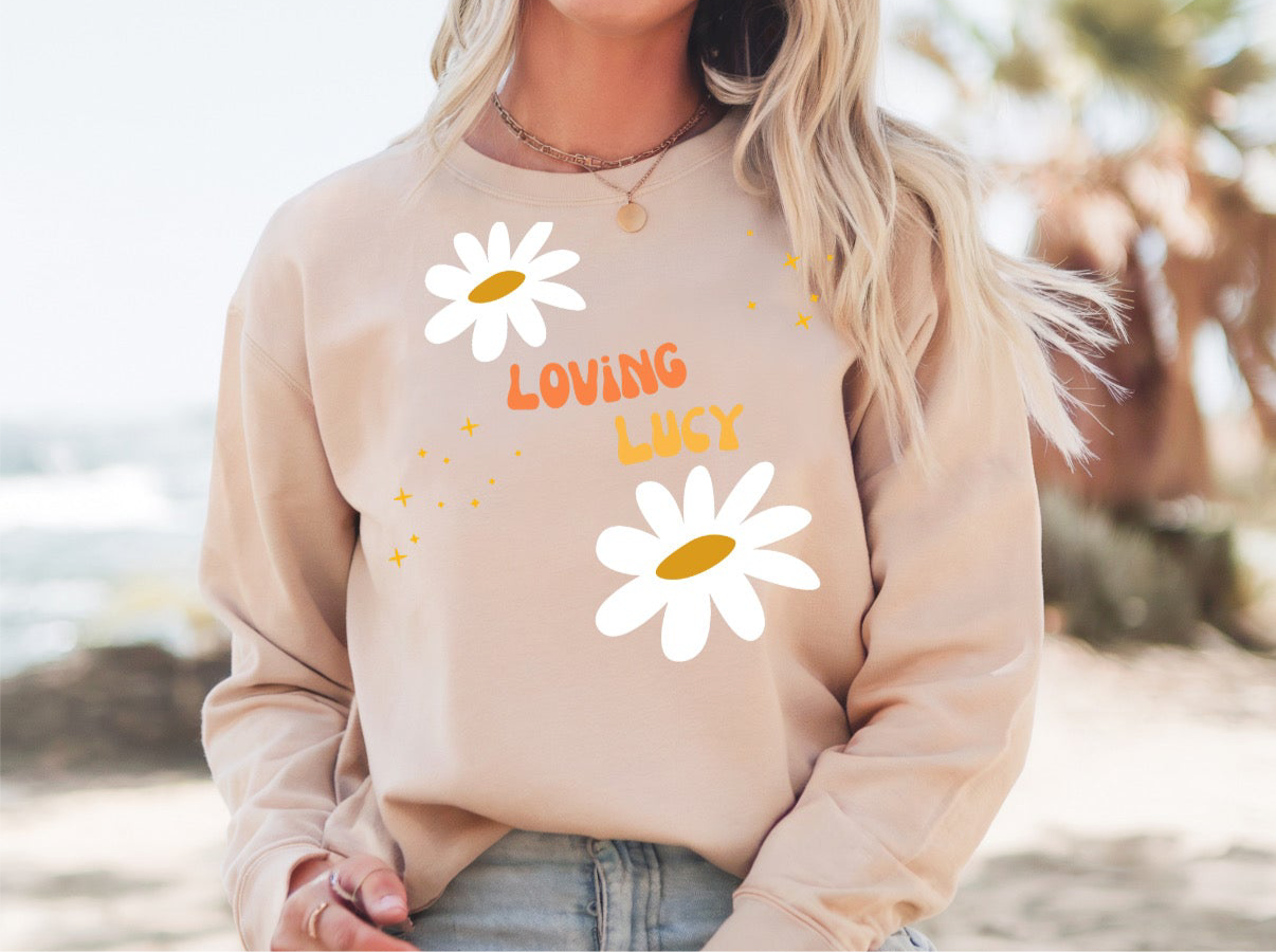 ADULT LOVING LUCY CREWNECK
