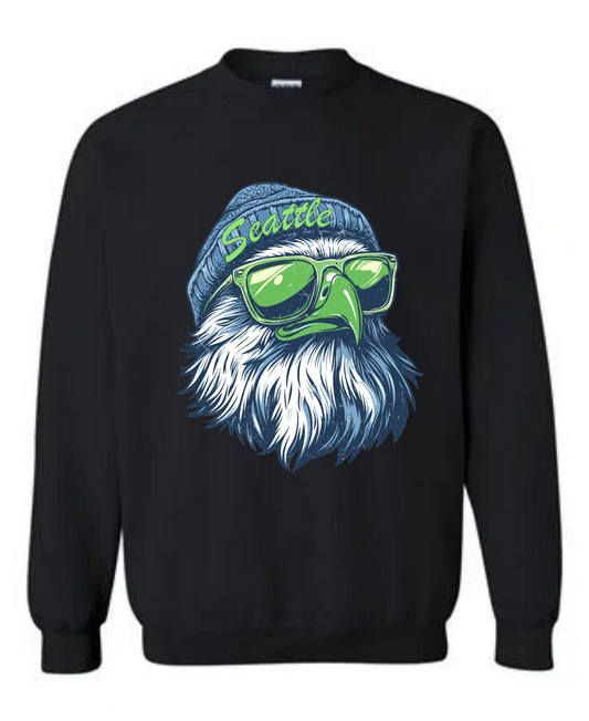 VINTAGE SEAHAWK MASCOT CREWNECK